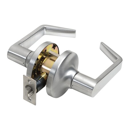 Tell Tell Cortland Satin Chrome Passage Lockset 2 in. CL100014